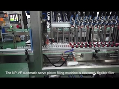 Automatique Servo Motor Plc Control 50ml-500ml Bouteille en plastique pour animaux de compagnie Machine de remplissage de lavage à main