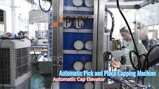 Automatic Single Head Pick And Place Capping Machine For Bottle/Jar