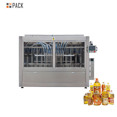 Machine automatique de remplissage d'huile de cuisson en bouteille en plastique de 5 litres