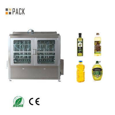 Machine de remplissage volumétrique automatique d'huile d'olive de pompe à piston pour la bouteille en verre