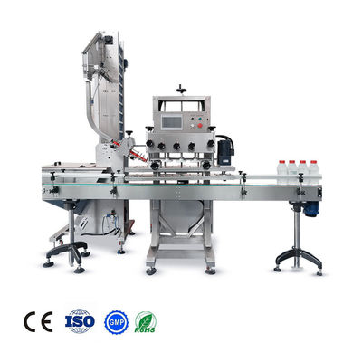 Machine à boucher les bouteilles à vis linéaire à 6 roues automatique