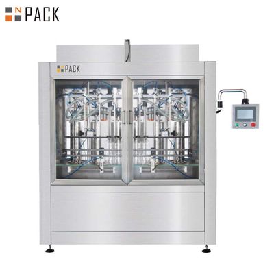 Machine de remplissage à piston volumétrique automatique avec système en ligne servo-conduit à plusieurs têtes