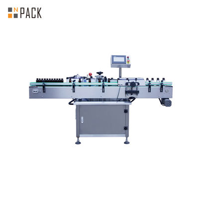 Machine d'étiquetage automatique de bouteilles rondes verticales à grande vitesse NPACK avec imprimante