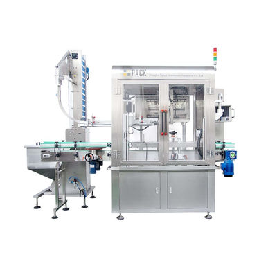 Machine de capotation à vis entièrement automatique avec système de déplacement de la tête de capotation