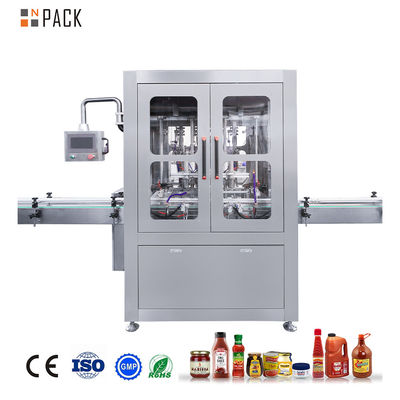 NPACK plein automatique bouteille de sauce chaude au piment Jar remplissage machine d'emballage