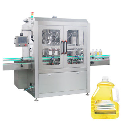 Machine de remplissage d'huile de noix de coco de type linéaire automatique de la pompe à piston 100ml-5L