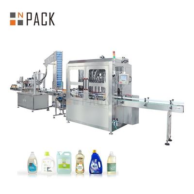 Machine automatique de remplissage de bouteilles de désinfectant pour les mains à base d'alcool avec armoire anti-explosion