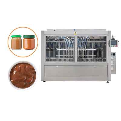 Machine de remplissage de pots de chocolat à pompe à piston linéaire entièrement automatique