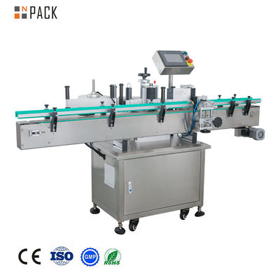 Machine automatique d'étiquetage des bouteilles en huile et plastique en acier inoxydable 304/316