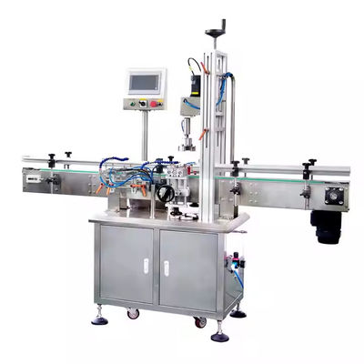 Machine automatique de fermeture à vis à tête unique de bouteille en plastique pour animaux de compagnie à grande vitesse