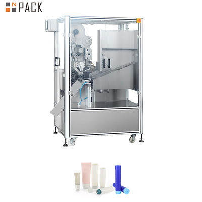 Machine d'étiquetage automatique de tubes ronds à grande vitesse avec contrôle PLC et construction en acier inoxydable